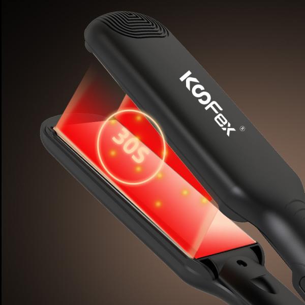 Logotipo feito sob encomenda quente elétrico do Straightener 65W do cabelo da placa profissional do PTC