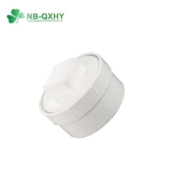PVC plástico UPVC Sch40 Sch80 Tubos de encaixe End Thread macho Female Plug Personalização