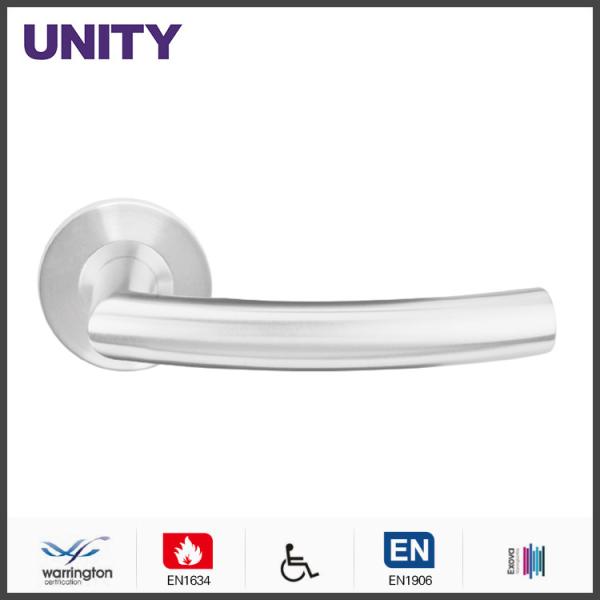 SS304/316 stainless steel door handle sets with custom finishes