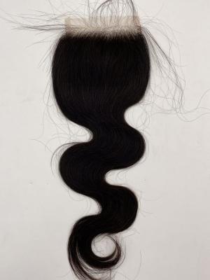 Bleashed knot 4x4 Transparent HD Lace Frontal Raw Indian Body Wave High Quality Human Hair Lace Frontal closure