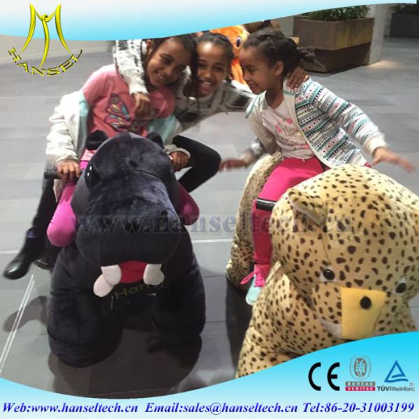 Hansel battery motorized animals electric ride motorized toy mechanism animal toy ride for mall indoor game machine