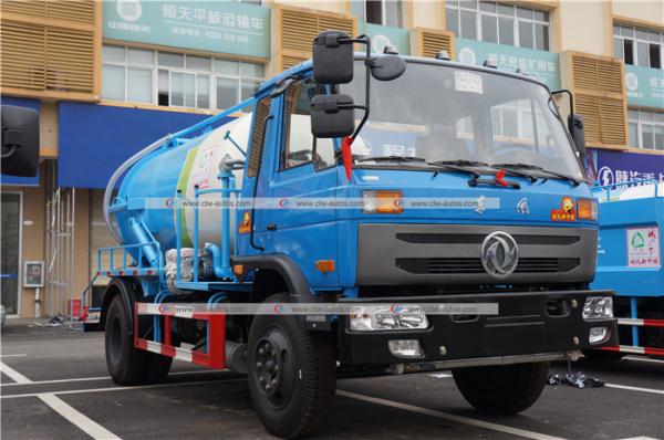 Dongfeng 8cbm 8000Liters Vacuum Sewage Septic Fecal Suction Truck Sewer dredging Truck