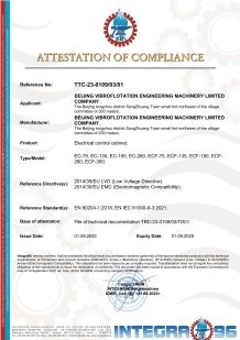 Beijing Vibroflotation Engineering Machinery Limited Company Сертификации