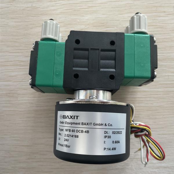 Bomba líquida do diafragma do vácuo de KNF NFB 60 DCB-4B resistência química da micro