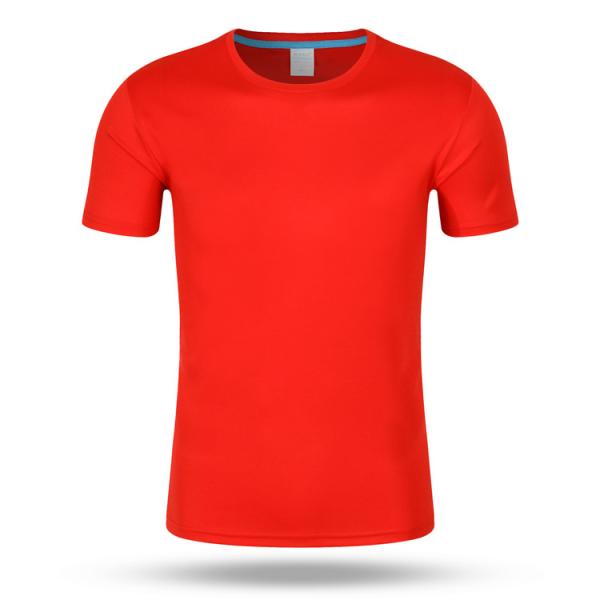 Camisa de secagem rápida do Gym T do esporte das camisas 140gram do Spandex feito sob encomenda T