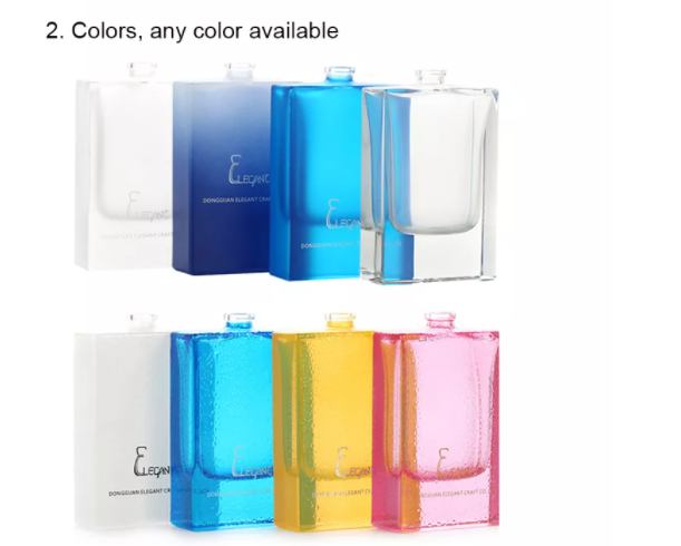 80ml Cosmetic Glass Bottles Essential Oil Perfume Bottle Non Spill