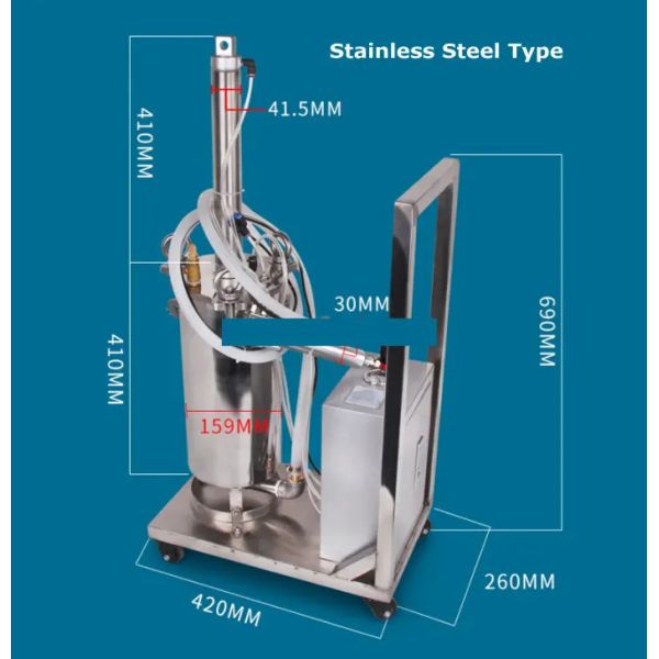 Durable 2600ML Auto Glue Dispenser , Wear Resistant Silicone Dispensing Equipment