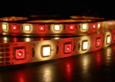 Indoor Decoration Led Rgb Strip Lights , 120 SMD Multi Color Led Strip