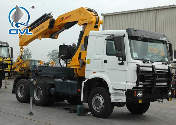 18 Ton 2 Axles Folding Arm Boom Loader / Truck Mounted Crane SQ360ZB4