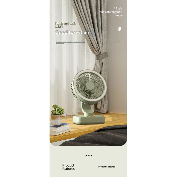 Custom Design Usb Rechargeable Desk Fan Home Use Portable Table Fan Rechargeable