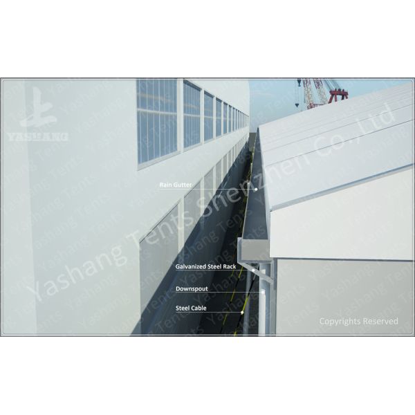 Custom Aluminum Frame Outdoor Warehouse Tents , Heavy Duty Storage Tents