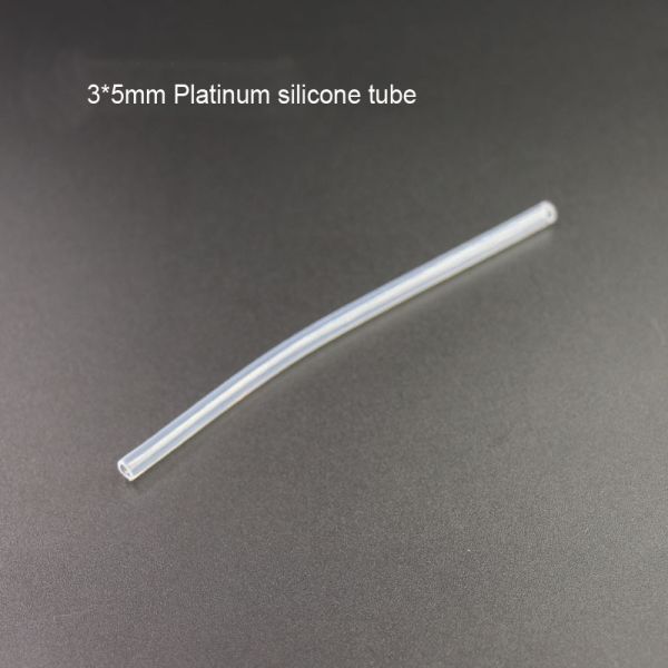 Tuyau transparent inodore de silicone 2x4mm 3x5mm 5x7mm expansibles