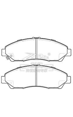 Honda Acura MDX Pad de freio dianteiro cerâmico substituto D1280 45022-STX-A00