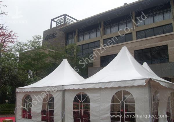Custom UV Resistant High Peak Tents 5x5 Canopy Tent , Wind 0.3kN/M2