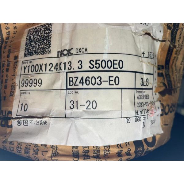 4d34 6d34 Eje de manivela de excavadora Sello de aceite trasero Cuadro Sello de aceite Bz4603e