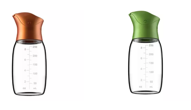 стеклянные контейнеры приправой 250мл, стеклянный распределитель пищевого масла для салата ББК