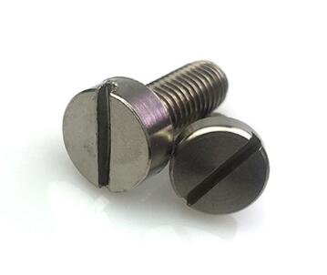 Cheese Slotted Head Self Tapping Screws Stainless Steel Machine Screws Passivation Surface