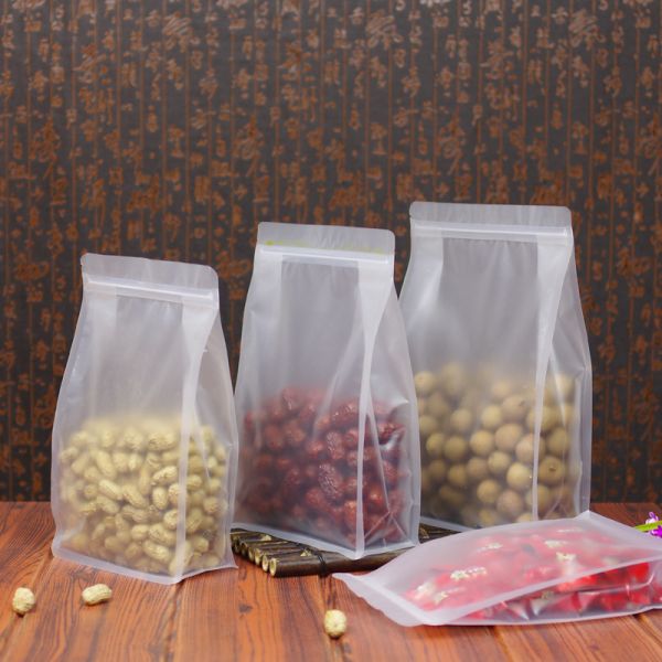 Seal Zipper Plastic Biodegradable Food Packaging Bags