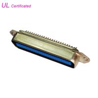 A solda contacta o conector fácil do Centronics do Pin do homem 50 com UL certificado