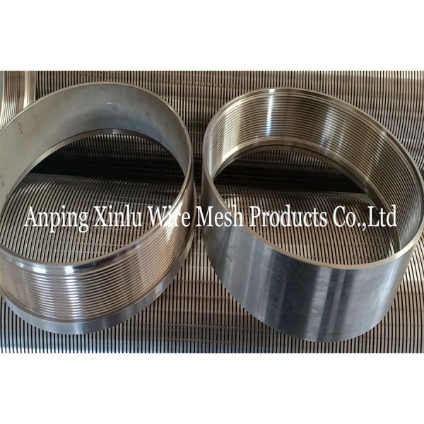 0.5mm Slot Johnson Type Wedge Wire Screen Filter Stainless Steel