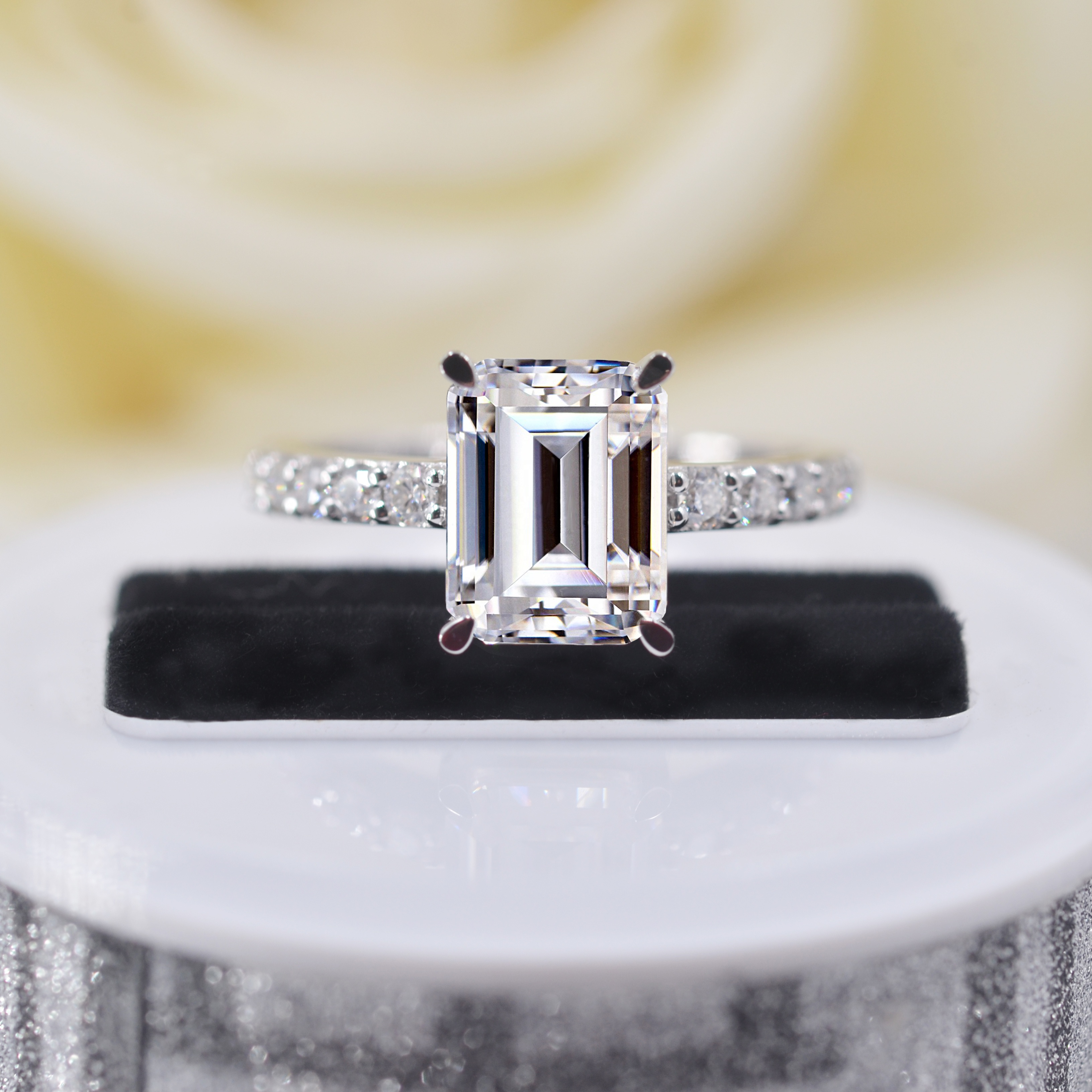 1ct-3ct изумруд CVD HPHT отрезал свободной диаманты выросли лабораторией, который с сертификатом IGI