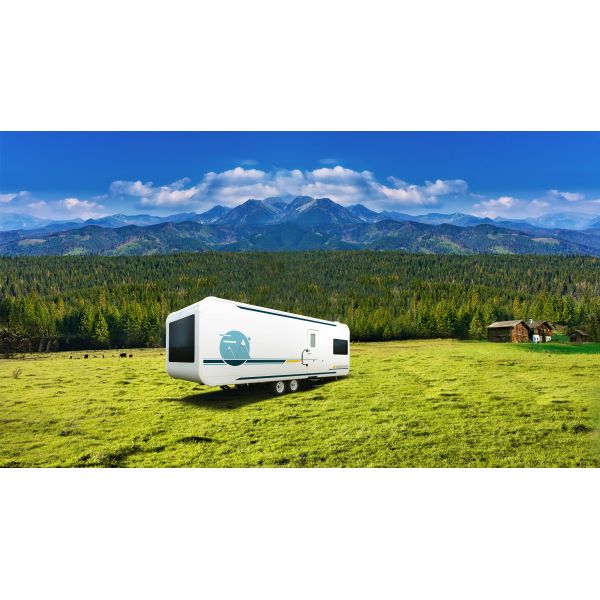 Hard Top Camping Caravan Hotel Caravan Luxury Trailer RV High End Camping Trailer Portable Living Space RV