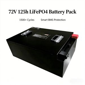 72V 125Ah LiFePO4 Lithium Battery With 1500 Cycles And 0-55℃ Operating Temperature For Electric Bicycles And Scooters