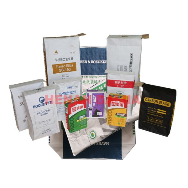 Self Sealing  Short Valve Sealed Bags PE Liner Laminated Moisture Proof Anti Slip