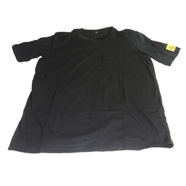 CE SGS 80 Times Washing Black ESD Polo Shirts