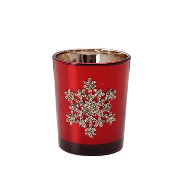 Bulk Electroplated Christmas Candle Jars: B2B Supply, Custom Logo, Durable for Candle Makers & Retailers