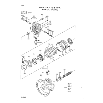 ZAX330 ZX330 Hitachi Swing Motor , M5X180CHB Rotary Motor Assembly