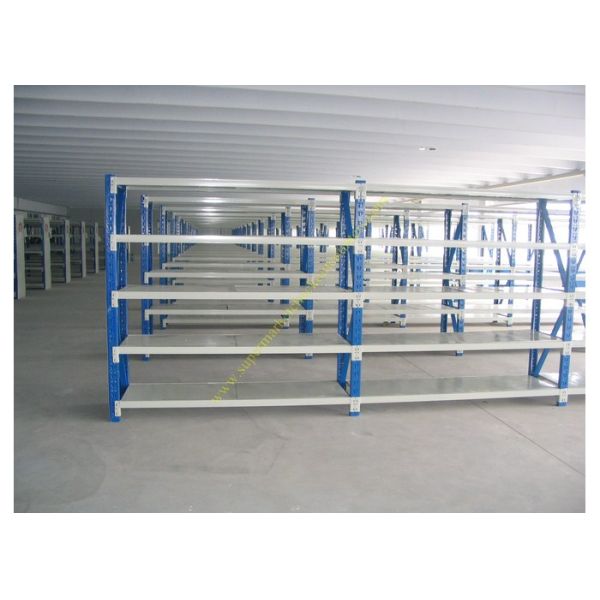 Industrial Warehouse Storage Racks / Steel Metal Display Shelf Rack