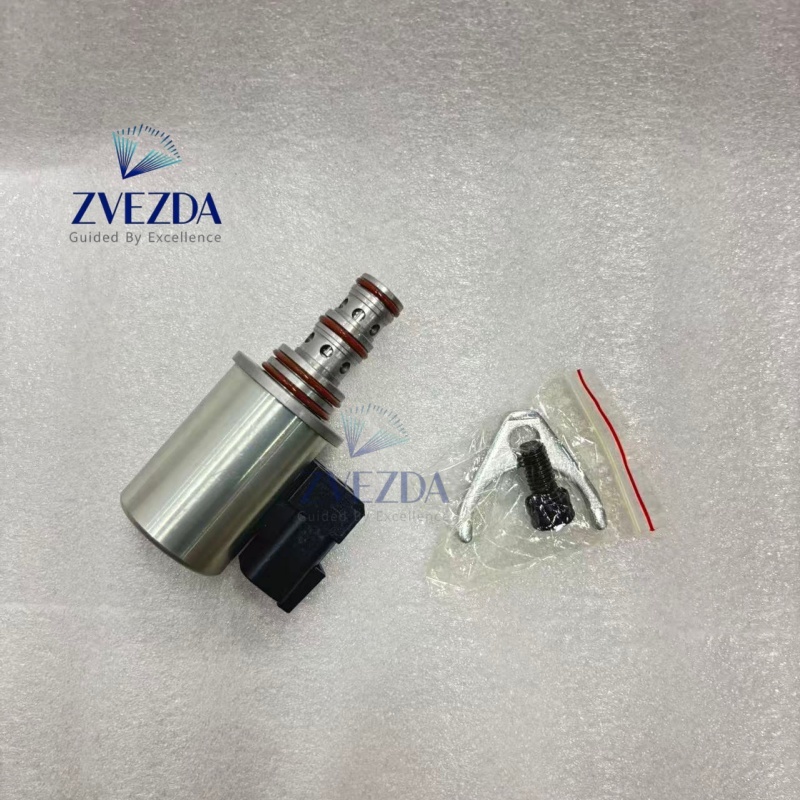 200‑6210  24V Hydraulic Solenoid Valve With Fitting Kit Fit E420E Excavator