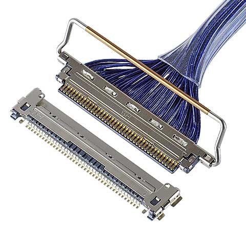 20Gbps/тангаж коаксилового разъема 0.4mm майны 20525-012E-02 микро-