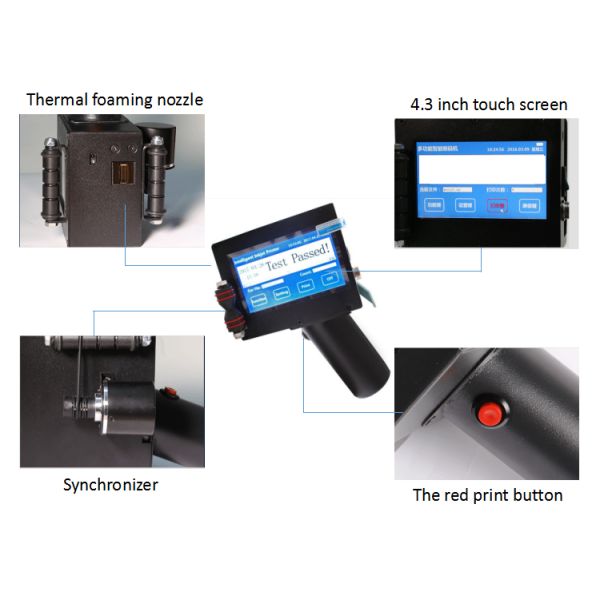 Chinese Carton Paper Box Black Small Character Inkjet Printer