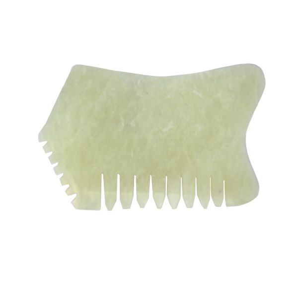 100% Natural Xiuyan Jade Comb for Body Scalp Care Massage Tool SPA Acupuncture Relaxation Therapy Treatment