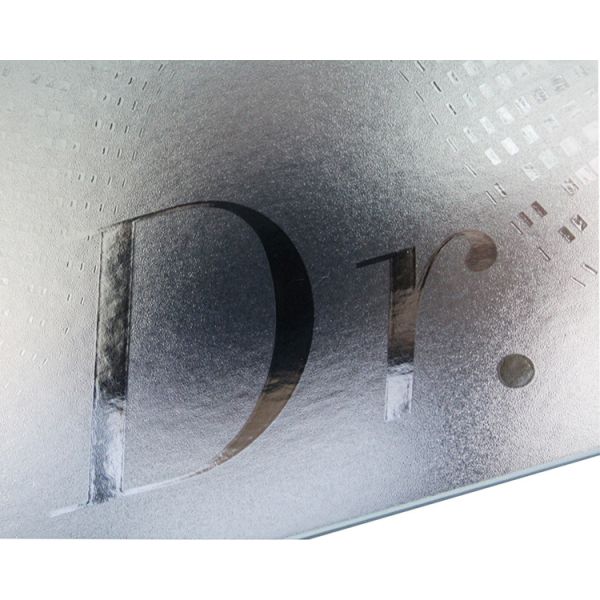 Роскошная серебряная косметическая волнистая коробка для гидратационной маски