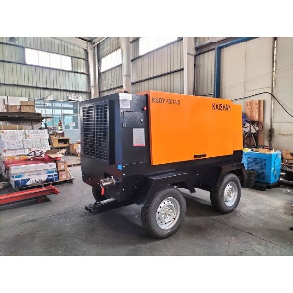 10 Bar Electric Portable Screw Air Compressor For Construction Works