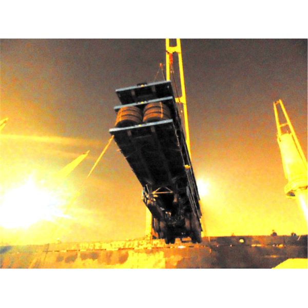 трейлер нагрузки контейнера 40фт/45фт, трейлер 2 цапф Семи 30 тонн 35 тонн