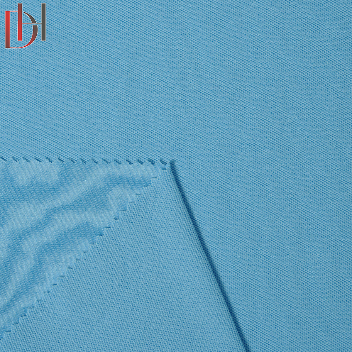 Wholesale Breathable Double Pique Fabric 63% Cotton 37% Polyester 210gsm For Garment Factories