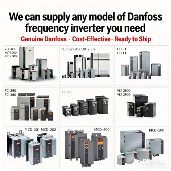 Original New Danfoss VLT FC301 Series VFD VSD Frequency Inverter Converter AC Motor Variable Frequency Driver