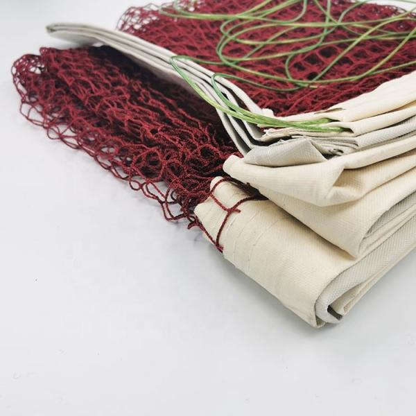 Polyester Thread Collapsible Badminton Net Quadruple Binding Steel Wire Adjustable Badminton Set