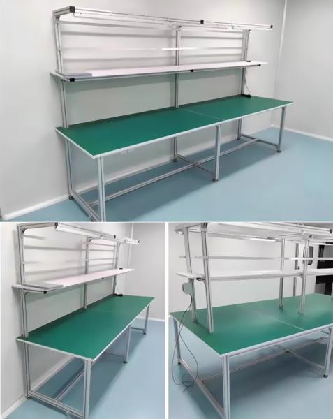 Vibration Proof ESD Workstation Table Stable Measurement Workstation