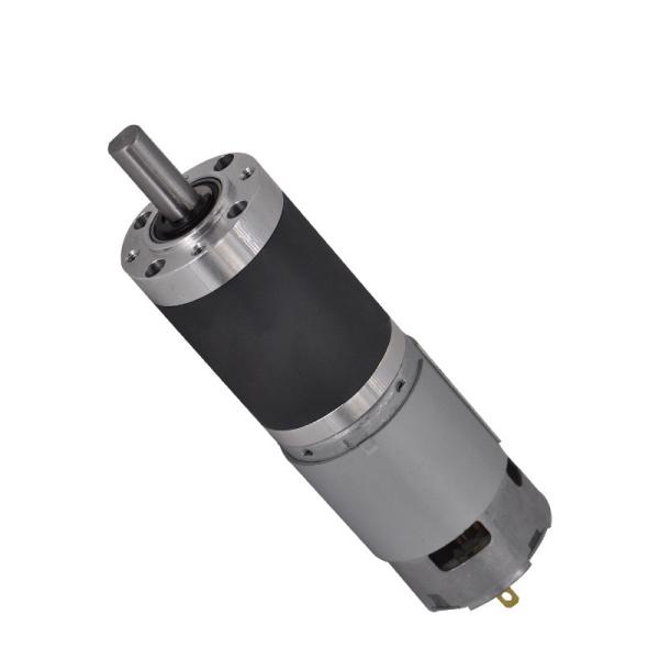 Low Rpm Dc Planetary Gear Motor 36mm 12v 24v Black High Torque