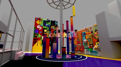 Aire de jeux intérieure Ninja à grande échelle personnalisable pour 15 à 200 utilisateurs