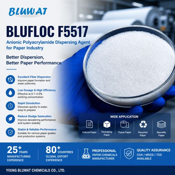 BLUFLOC F5517 Anionic Polyacrylamide Dispersing Agent for Paper Industry