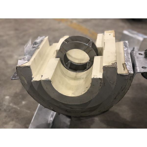 OD 0.84 Inch Pre Insulated Pipe Supports For Liquefied Gas Plant Custom Size