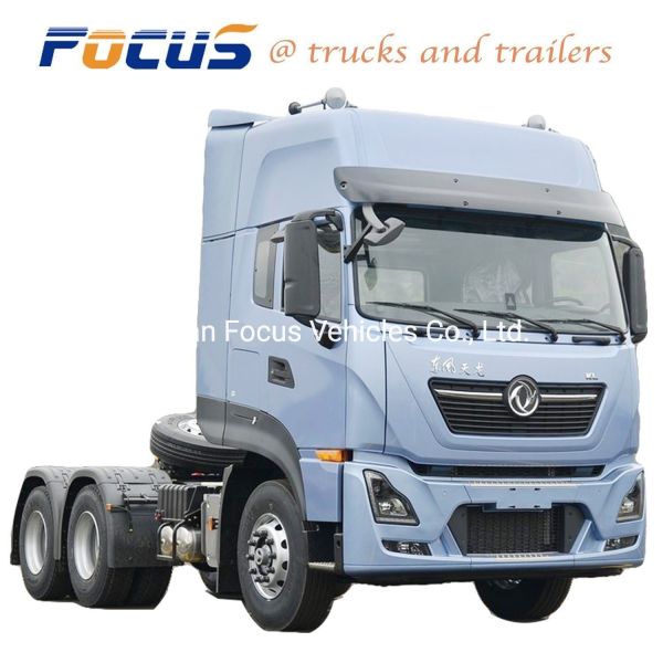 Low Price Dongfeng 40ton/50ton 375HP Prime Mover Truck Head Trailer Tractor LHD for Africa