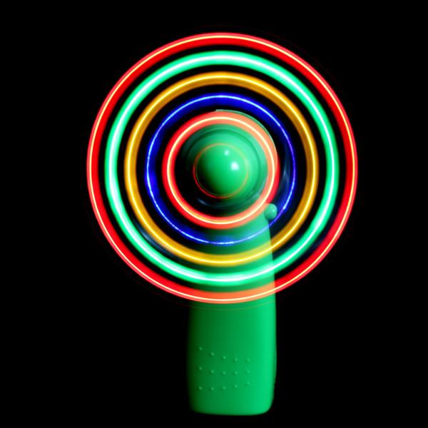 Handheld Mini LED  Fan For Concerts, Party, Night Clubs, Music Festivals ,Holiday Parades