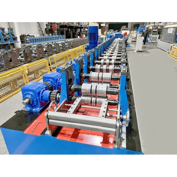 Logistic Storage System 1.5mm-2.5mm Galvanized Steel Upright Rack Roll Forming Machine